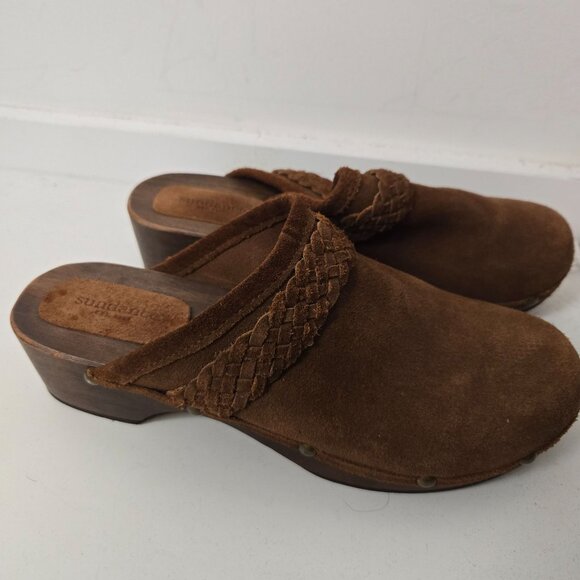Sundance Brown Suede Mules, size 9 - Picture 4 of 11